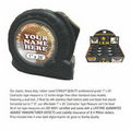 Dual Lock 1" x 26' Black Rubberized Tape Measure